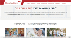 Desktop Screenshot of filmschneiderei.at
